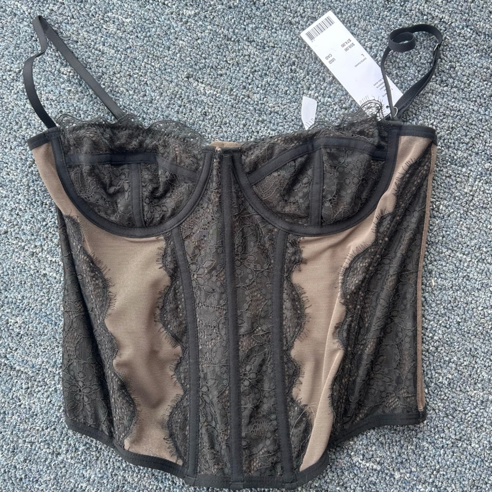 NWT Urban Outfitters Out from Under Modern Love Corset Large